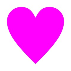 purple love heart on a white isolated background.Purple love heart vector icon on a white background.Heart Love Emoji Icon Object Symbol Gradient Vector Art Design Cartoon Isolated Background.