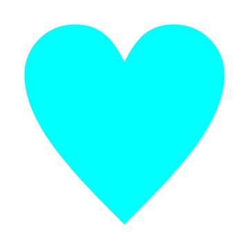 blue color heart for icon.Blue heart vector icon design.Like and Heart icon. Live stream video, chat, likes. Social nets like red heart web buttons isolated on white background. Valentines Day. Vector