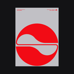 Swiss Poster Design Graphics Made With Helvetica Typography Aesthetics And Geometric Forms