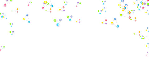 Social media marketing icons internet tags target