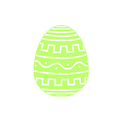 緑色のイースターエッグ
