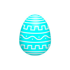 水色のイースターエッグ