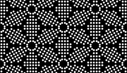 Black and white seamless pattern.White Polka Dot  seamless texture.Vector background.Polka dots seamless pattern. Black and white template. Abstract geometric round texture. Big and small circles.