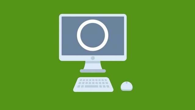 download Button and  desktop animation -hand cursor click on the button animation.checkmark animation after click.green screen