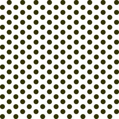 Fototapeta na wymiar Seamless vector pattern black polka dots on a white background.Abstract background. Decorative print.