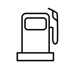 gas station icon vector Dystrybutor, paliwo, stacja benzynowa, ikona