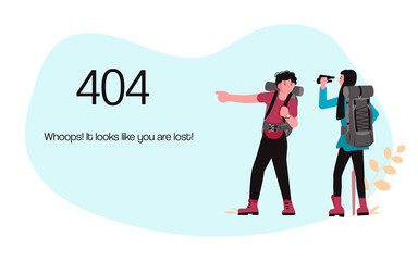 404 error not found web page.