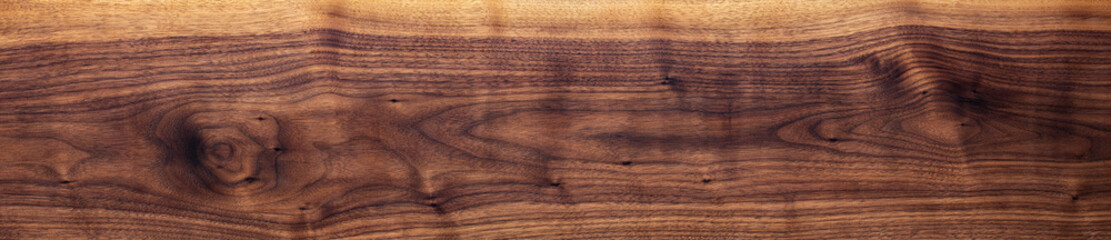 Texture of wood. Walnut wood plank natural texture. Panoramic wood plank texture background. Long plank texture background. Panoramic background elements.	
