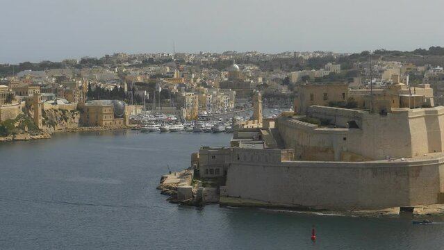 Fort St Angelo and the Grand Harbour, Valletta