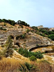 ruins of the roman theatre cagliari