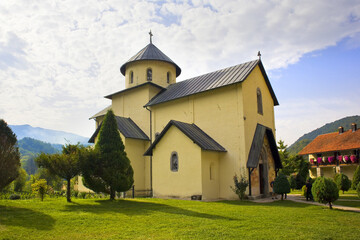 Fototapeta na wymiar Famous Moracha Monastery in Montenegro