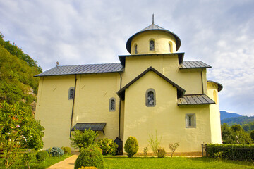 Famous Moracha Monastery in Montenegro	
