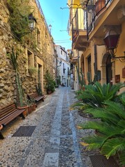Fototapeta premium narrow street in the old town