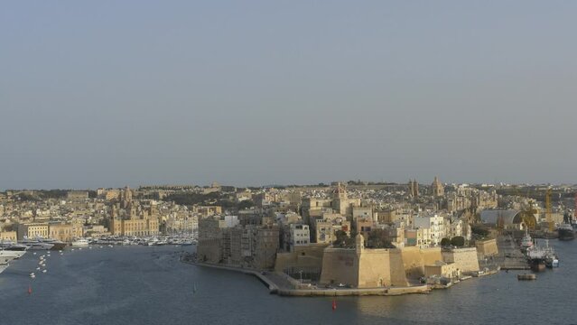 La Guirdiola and the Grand Harbour, Valletta