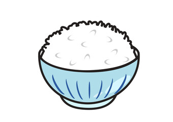 お茶碗に盛ったご飯