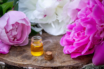 essential oils and medical flowers herbs