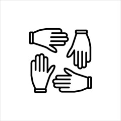 teamwork icon vector illustration symbol