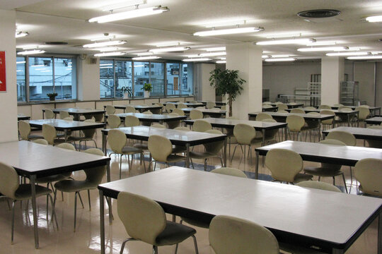 昭和時代の社員食堂