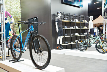 Bicycles in store