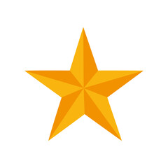 Obraz premium Star icon. Balanced star drawing. Vector illustration. Supereminence. Gold stars. Award icon on white background.