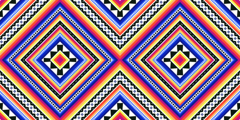 seamless ethnic pattern design.Geometric ethnic oriental ikat pattern traditional Design.ethnic oriental pattern,fabric,embroidery.Mexican pattern.merican pattern.latin african.indian fabric.Mexican