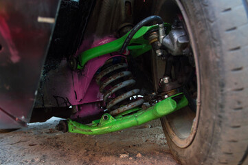 tuning suspension for drift racing in winter