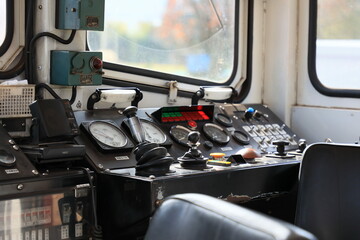 cockpit of airplane