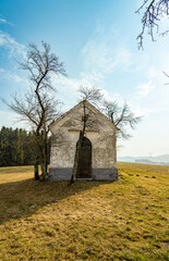The secret old chapel with beautiful view