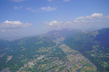 aerial view of mountains