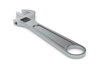 roller wrench on white background. Isolated 3D illustration