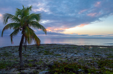 Fototapeta na wymiar Seascape of the Yukatan Peninsula.