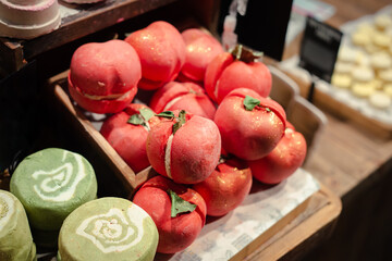 Natural cosmetics for the body, handmade soap, bath bombs.