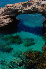 blue sea and rocks