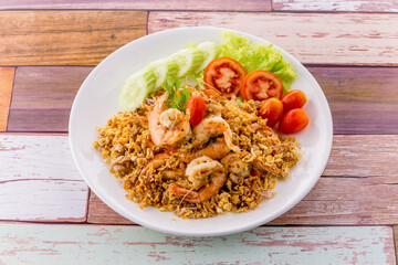 Fried Shrimp with Garlic and Pepper