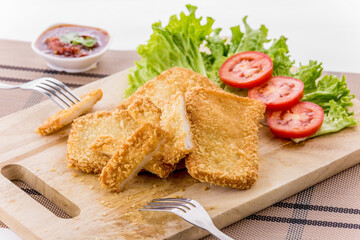 Breaded Fish chips