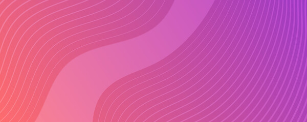 Modern colorful gradient background with wave lines