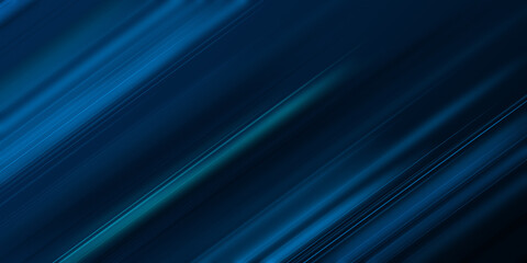 Diagonal blue line flow shiny blurred surface background realistic  illustration. Bright futuristic stripes spotlight energy gradient light geometric structure