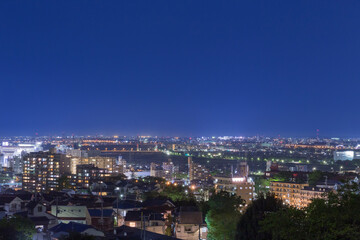 ゆうひの丘公園の夜景