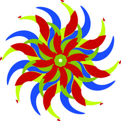 Bright abstract composition. A vector file is useful for creating your designs.