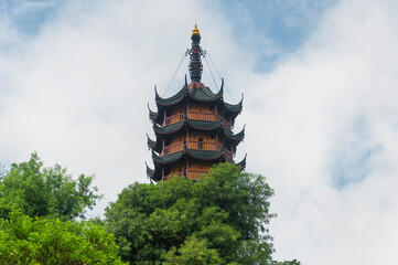 Cishou Pagoda Jinshan Temple Zhenjiang China