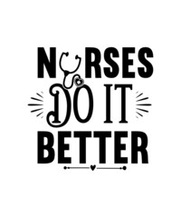 Obraz premium Nurse SVG Bundle, Nurse Quotes SVG, Doctor Svg, Nurse Superhero, Nurse Svg Heart, Nurse Life, Stethoscope, Cut Files For Cricut, Silhouette