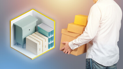 Rent a warehouse for the time of repair or relocation. Furniture and containers in the self-storage...