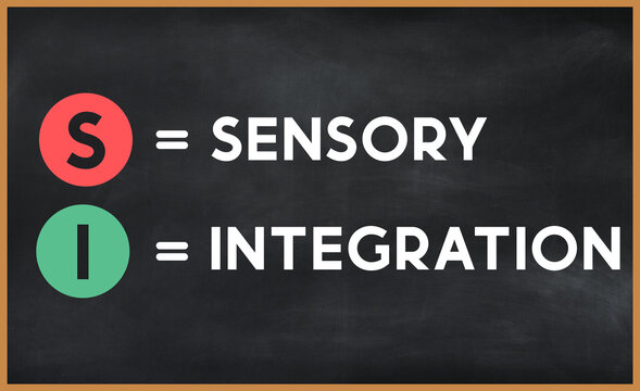 sensory integration(si) on chalk board