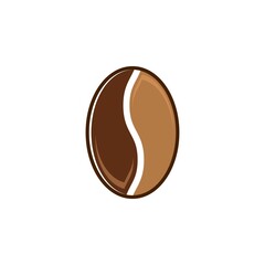 coffee bean icon vector illustration