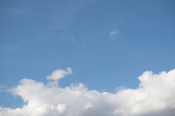Fototapeta premium white clouds in the blue sky