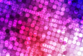 Light Pink, Red vector layout with circle shapes.