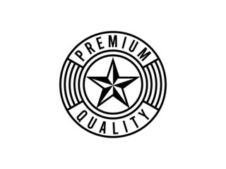 best quality guaranted label badge with star badge vintage luxury emblem logo