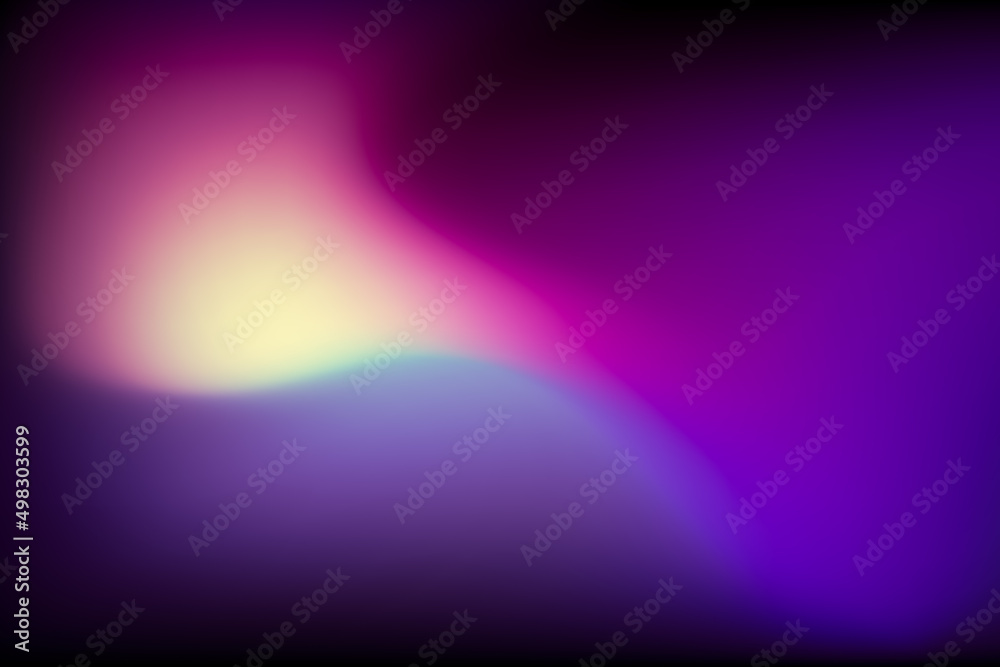 Aufkleber abstract colorful gradient blur purple violet light background with smooth curve motion isolated on 