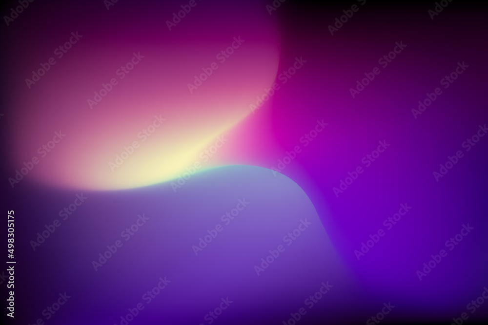 Aufkleber abstract colorful gradient blur purple violet light background with smooth curve motion isolated on 