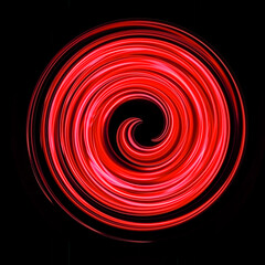 abstract red spiral